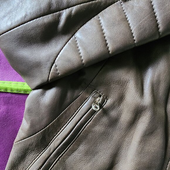 Ted Baker Leather Jacket - Picture 4 of 7